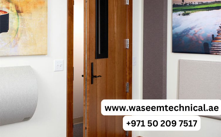 Block Noise with Soundproof Doors for Privacy