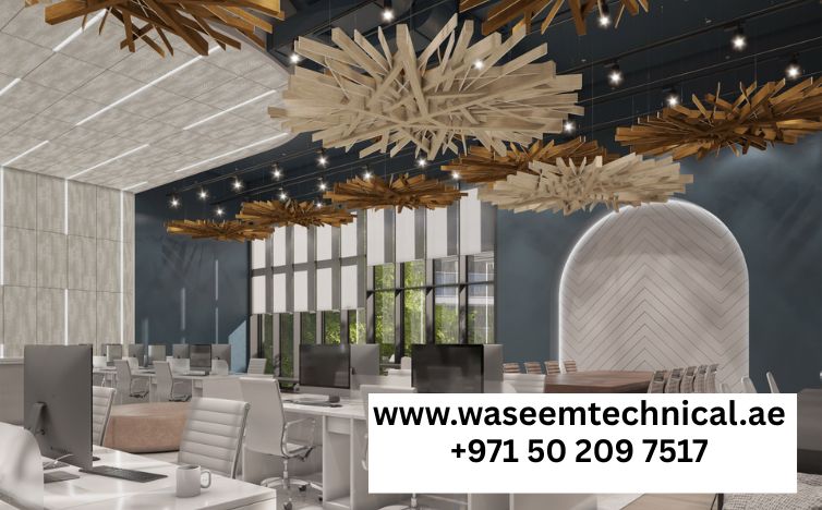 Ceiling Baffles for Open Offices and Cafés