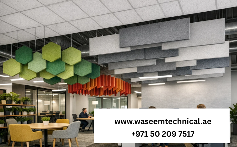 Acoustic Ceiling Tiles for Better Open Office Zoning