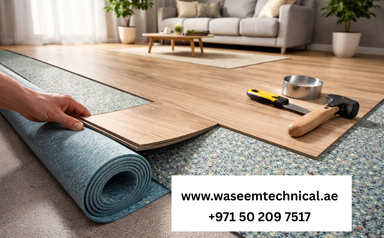 Acoustic Floor Underlay for Footstep Noise Control in Dubai