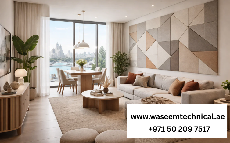 Acoustic PET Panels for Sharjah Apartments