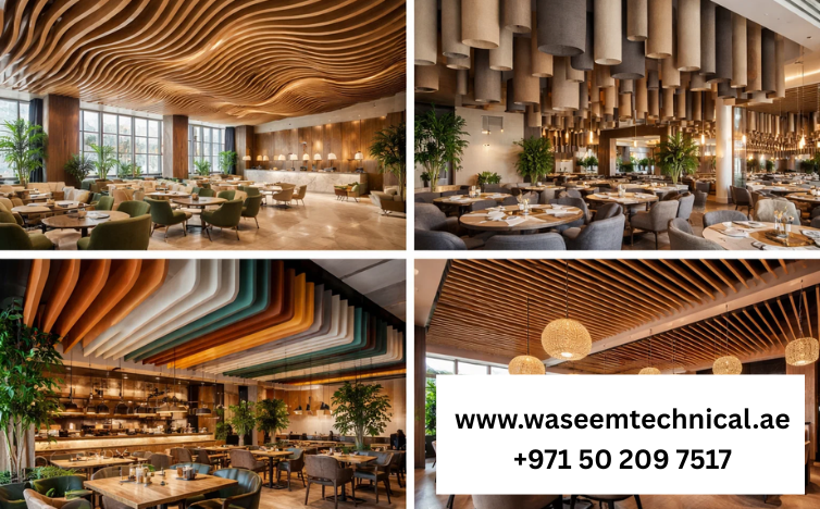 Acoustic Baffles Services in Sharjah for Hotels & Restaurants