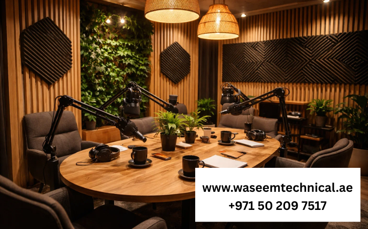 How Dubai Podcasters Achieve Clear Sound Quality