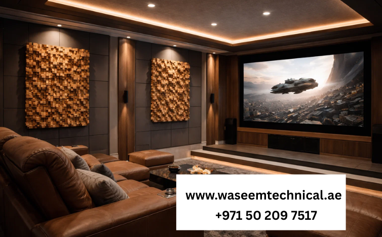 Why Sharjah Home Theaters Need Sound Diffuser Panels