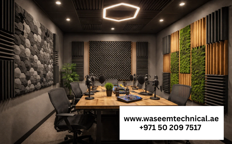 Best Acoustic Materials for a Podcast Studio in Dubai