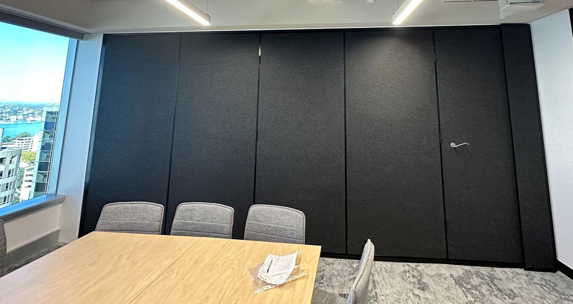Acoustic Office Partition Wall at Walker St | Bildspec