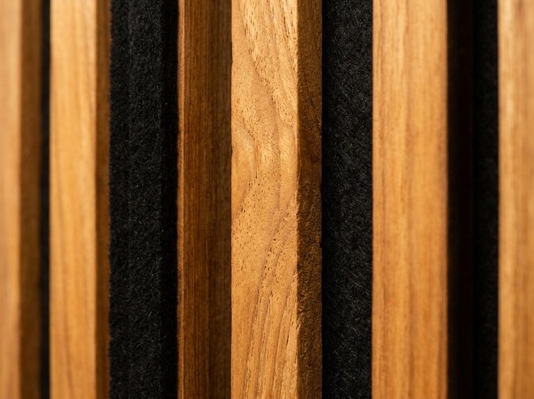 Acoustic Wood Slatted Panels in Muharraq, Bahrain: Stylish Interiors ...